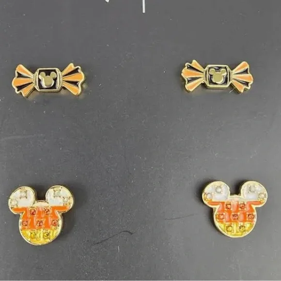 BAUBLEBAR DISNEY Halloween Candy Mickey Mouse Stud Earrings - Picture 2 of 3